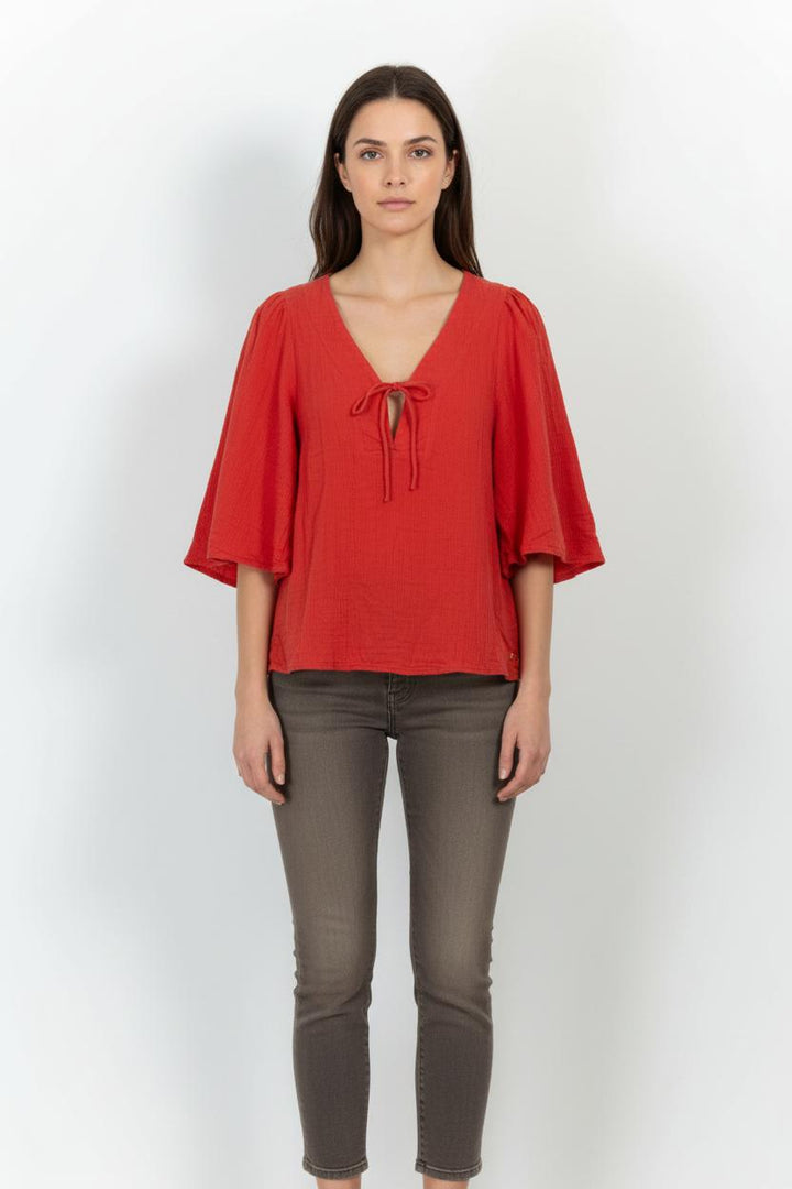 Blouse Rouge - Taille XS/34 de la marque Des petits hauts | PARAD57700 - Vendu par Paradigme - Image 1