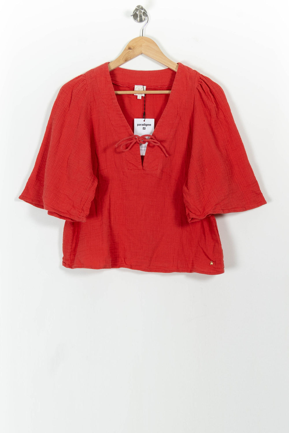 Blouse Rouge - Taille XS/34 de la marque Des petits hauts | PARAD57700 - Vendu par Paradigme - Image 2