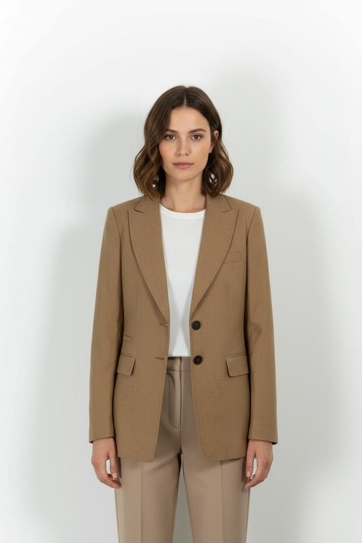 Blazer Beige - Taille L/40 de la marque Gerard Darel | PARAD57702 - Vendu par Paradigme - Image 1