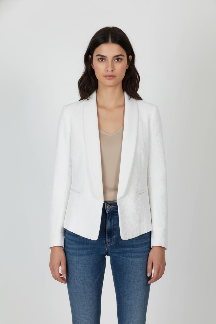 Blazer Blanc - Taille S/36 de la marque Sandro | PARAD57705 - Vendu par Paradigme - Image 1