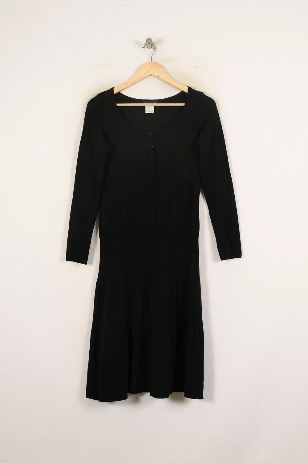 Robe Pull Noire - Taille L/40 de la marque Agnès b. | PARAD57710 - Vendu par Paradigme - Image 2