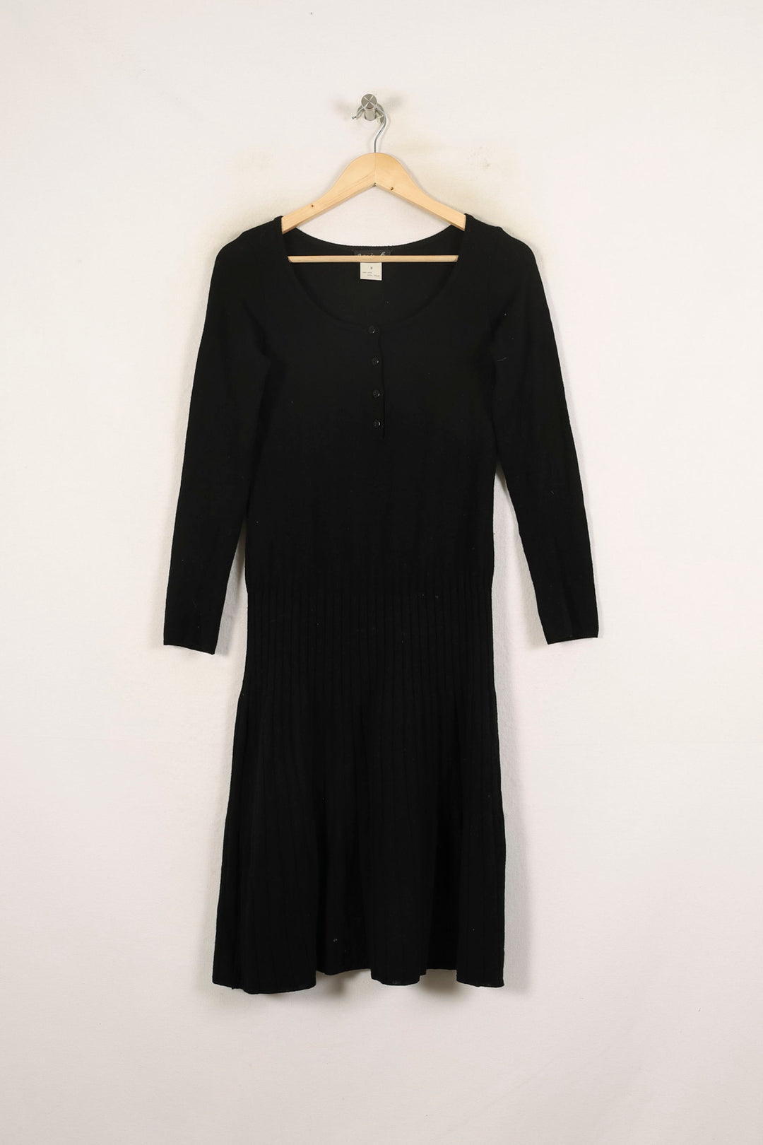 Robe Pull Noire - Taille L/40 de la marque Agnès b. | PARAD57710 - Vendu par Paradigme - Image 2