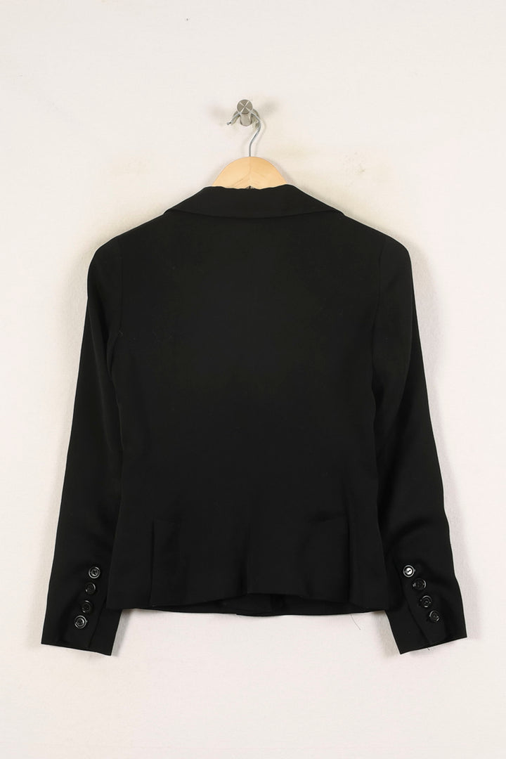 Blazer Noir - Taille M/38 de la marque Agnès b. | PARAD57711 - Vendu par Paradigme - Image 4