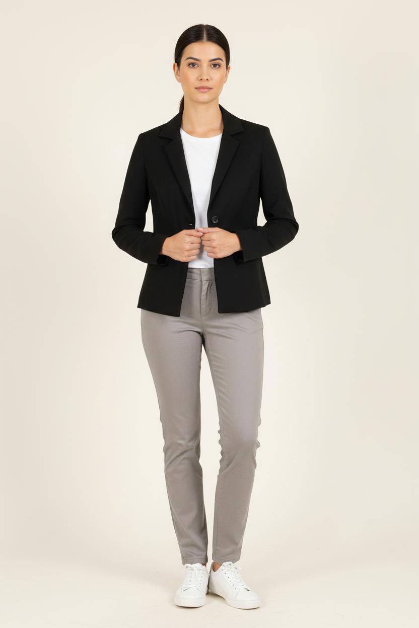 Blazer Noir - Taille M/38 de la marque Agnès b. | PARAD57711 - Vendu par Paradigme - Image 1