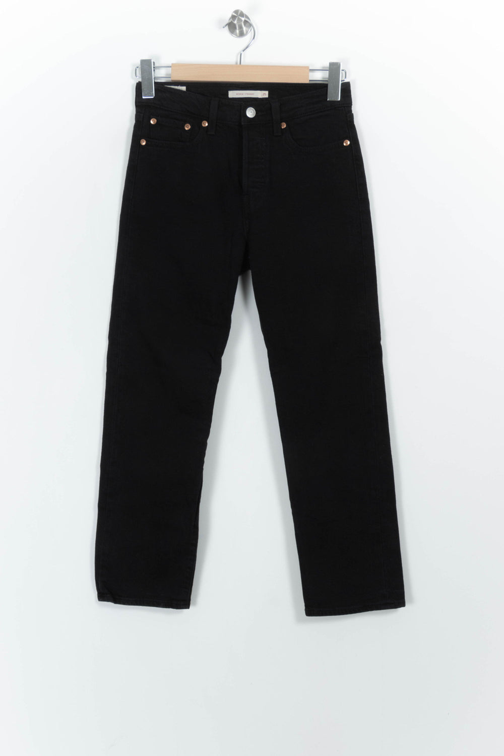 Jean Droit Noir - Taille S/36 de la marque Levi's | PARAD57715 - Vendu par Paradigme - Image 2