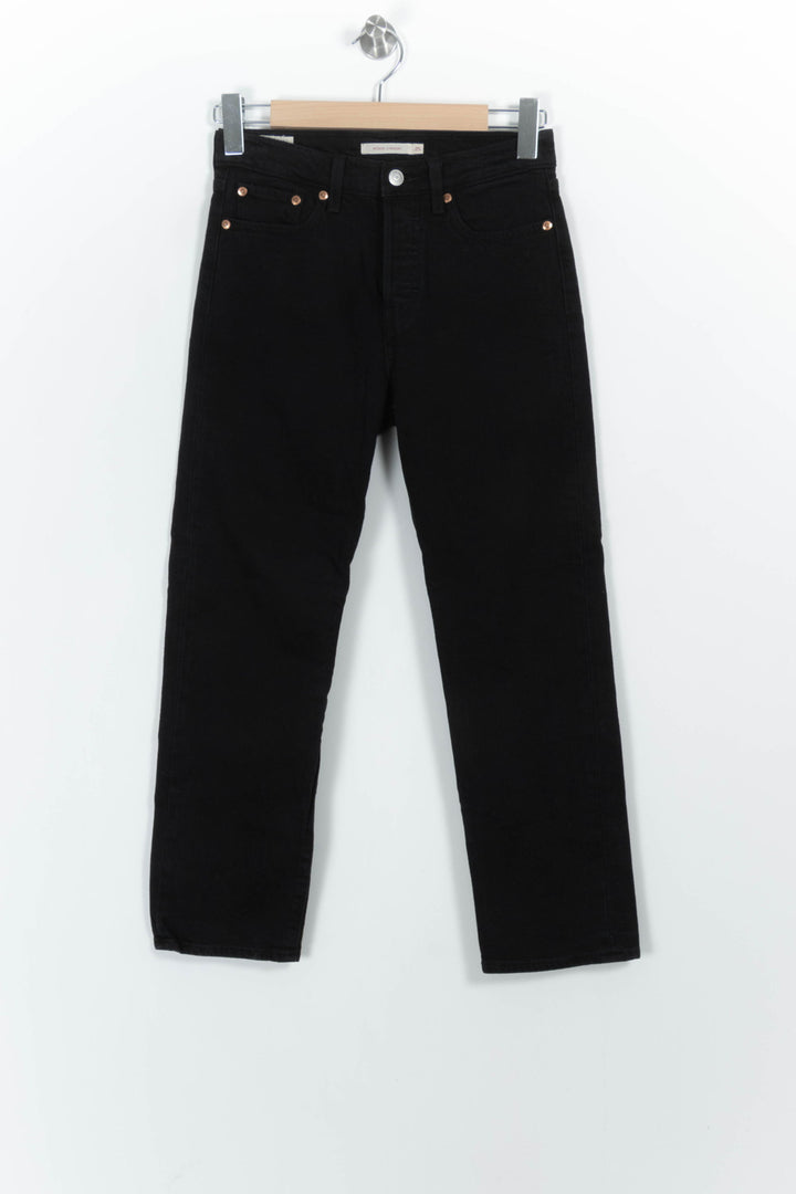 Jean Droit Noir - Taille S/36 de la marque Levi's | PARAD57715 - Vendu par Paradigme - Image 2