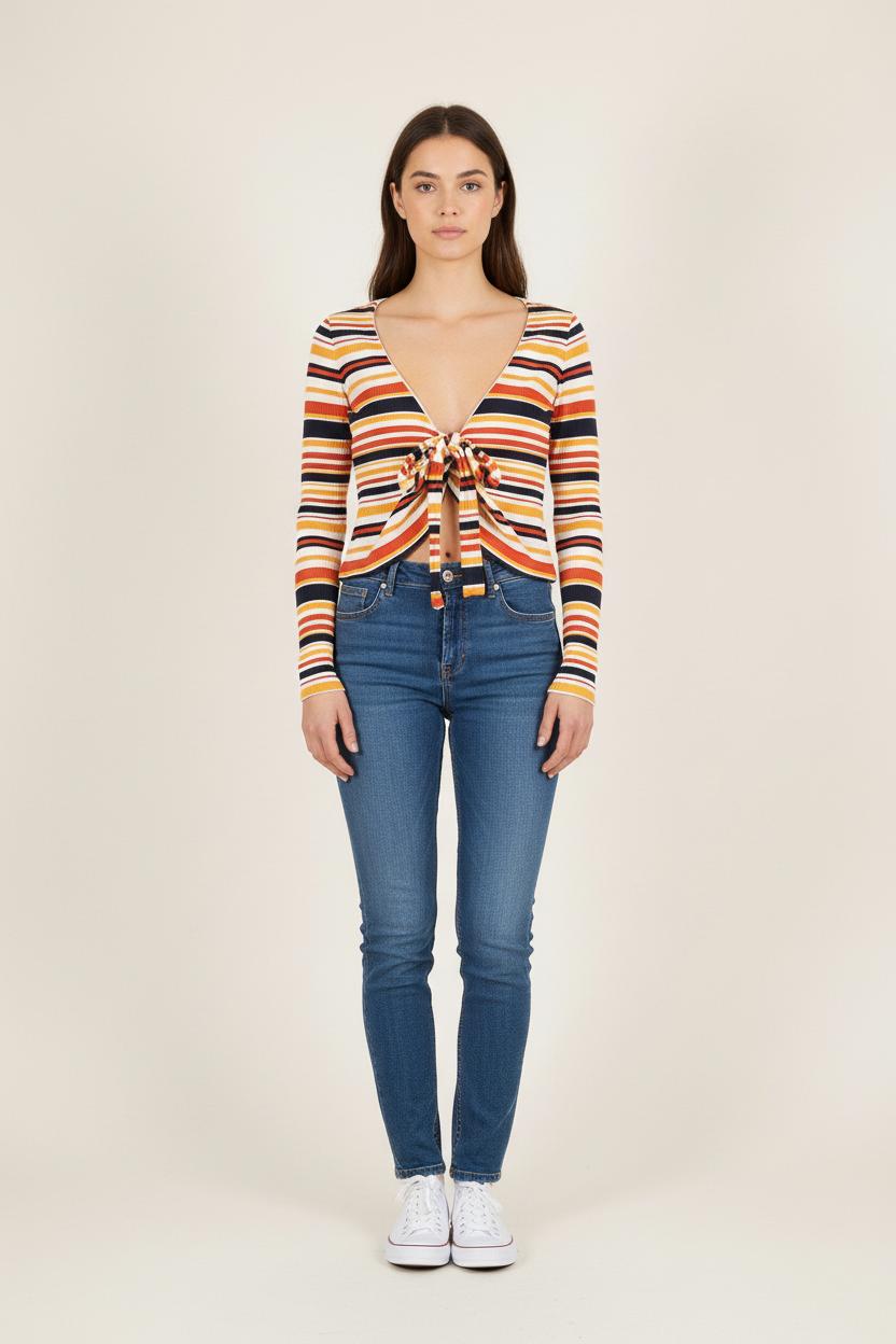 Gilet Multicolore - Taille XS/34 de la marque Sézane | PARAD57721 - Vendu par Paradigme - Image 1