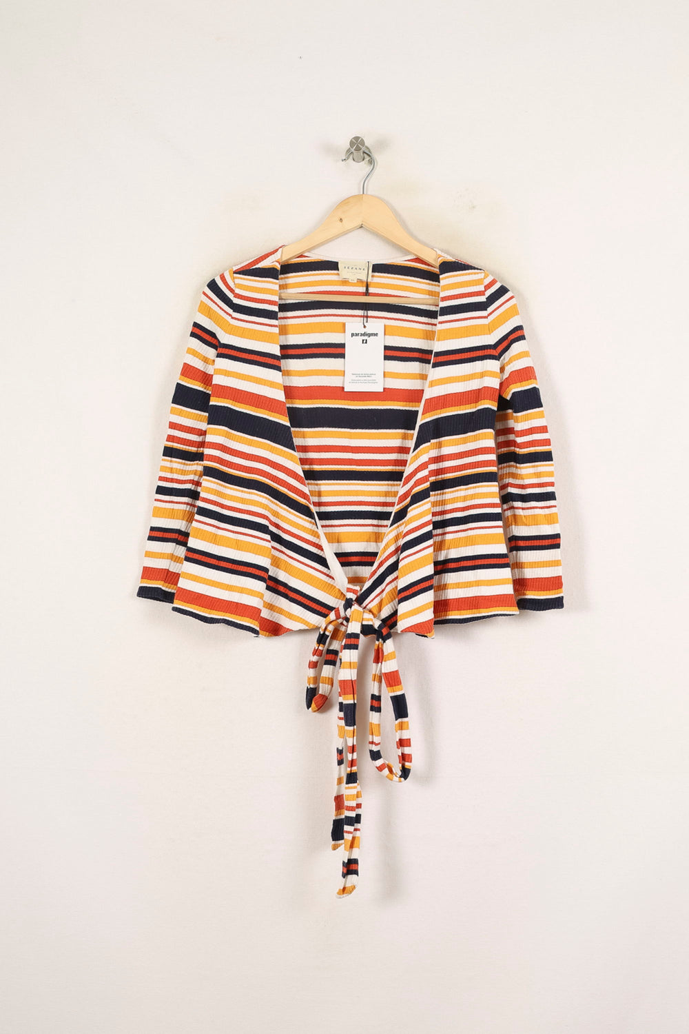 Gilet Multicolore - Taille XS/34 de la marque Sézane | PARAD57721 - Vendu par Paradigme - Image 2