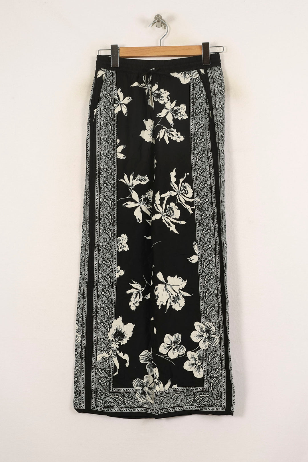 Pantalon Large Noir et Blanc - Taille XS/34 de la marque The Kooples | PARAD57722 - Vendu par Paradigme - Image 2