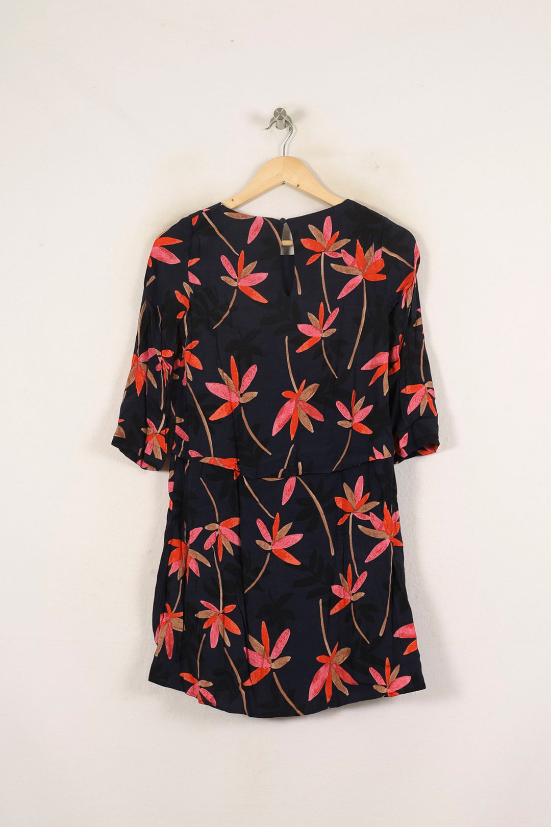 Robe Courte Bleue et Rouge - Taille XS/34 de la marque Sézane | PARAD57724 - Vendu par Paradigme - Image 4
