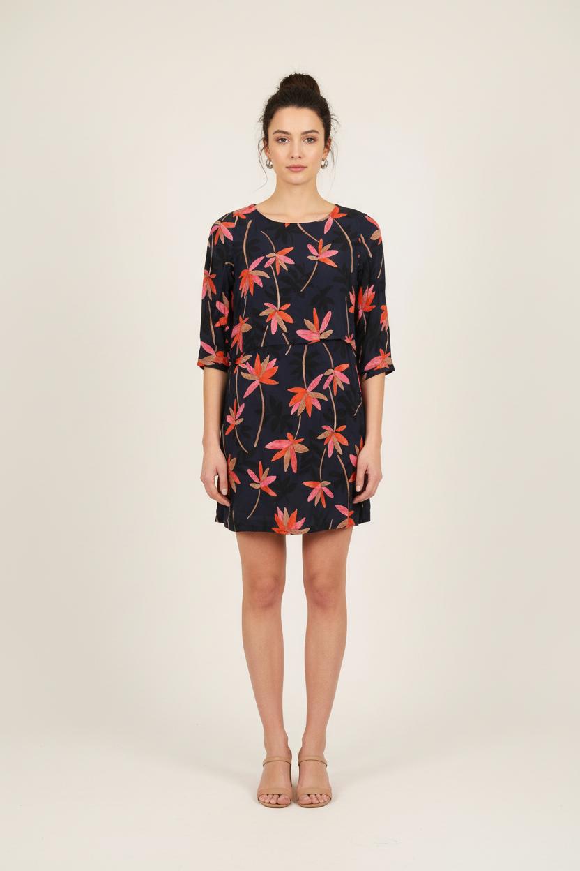 Robe Courte Bleue et Rouge - Taille XS/34 de la marque Sézane | PARAD57724 - Vendu par Paradigme - Image 1