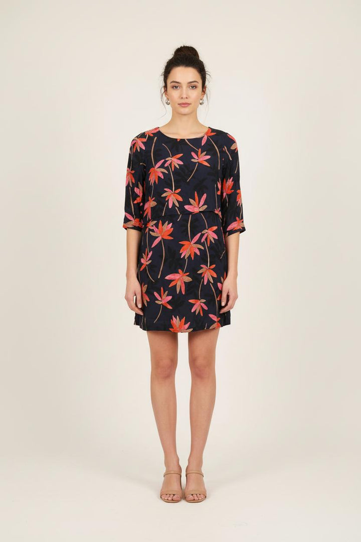 Robe Courte Bleue et Rouge - Taille XS/34 de la marque Sézane | PARAD57724 - Vendu par Paradigme - Image 1