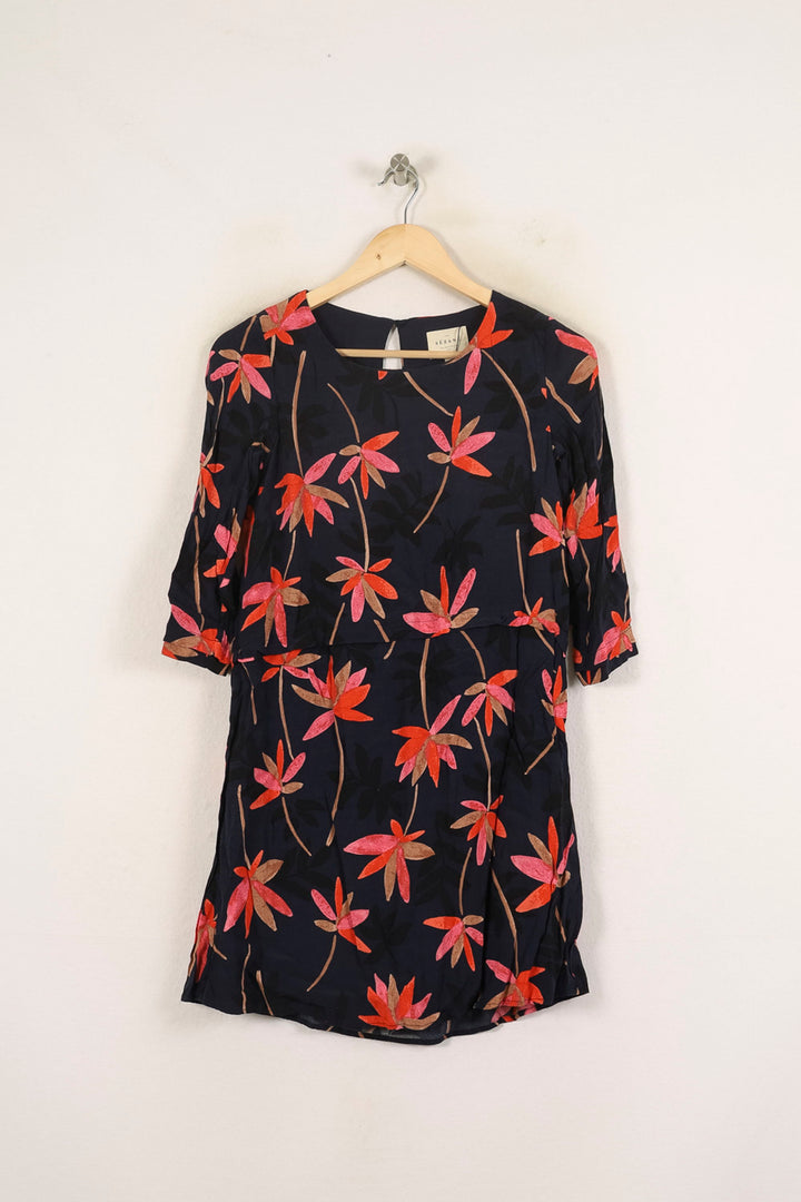 Robe Courte Bleue et Rouge - Taille XS/34 de la marque Sézane | PARAD57724 - Vendu par Paradigme - Image 2
