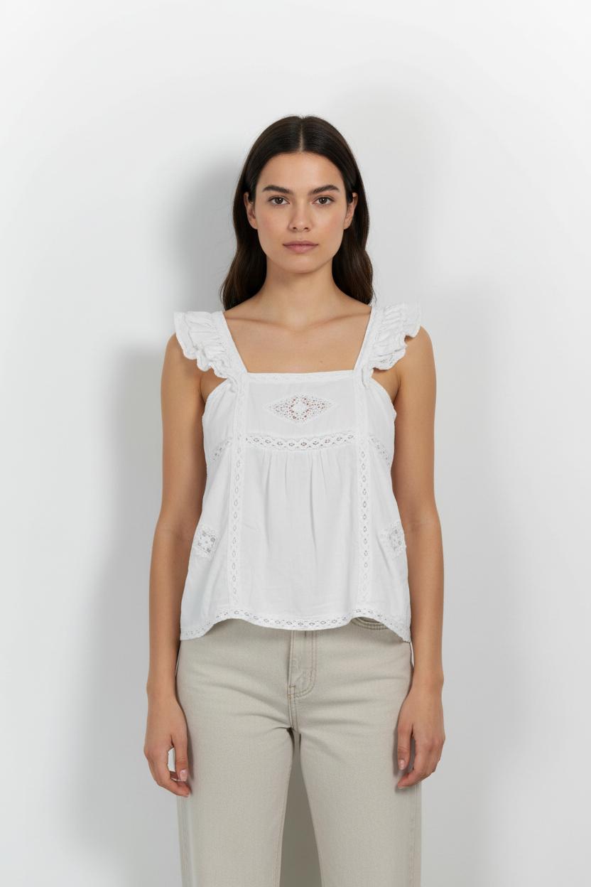 Blouse Blanche - Taille XS/34 de la marque Sézane | PARAD57728 - Vendu par Paradigme - Image 1