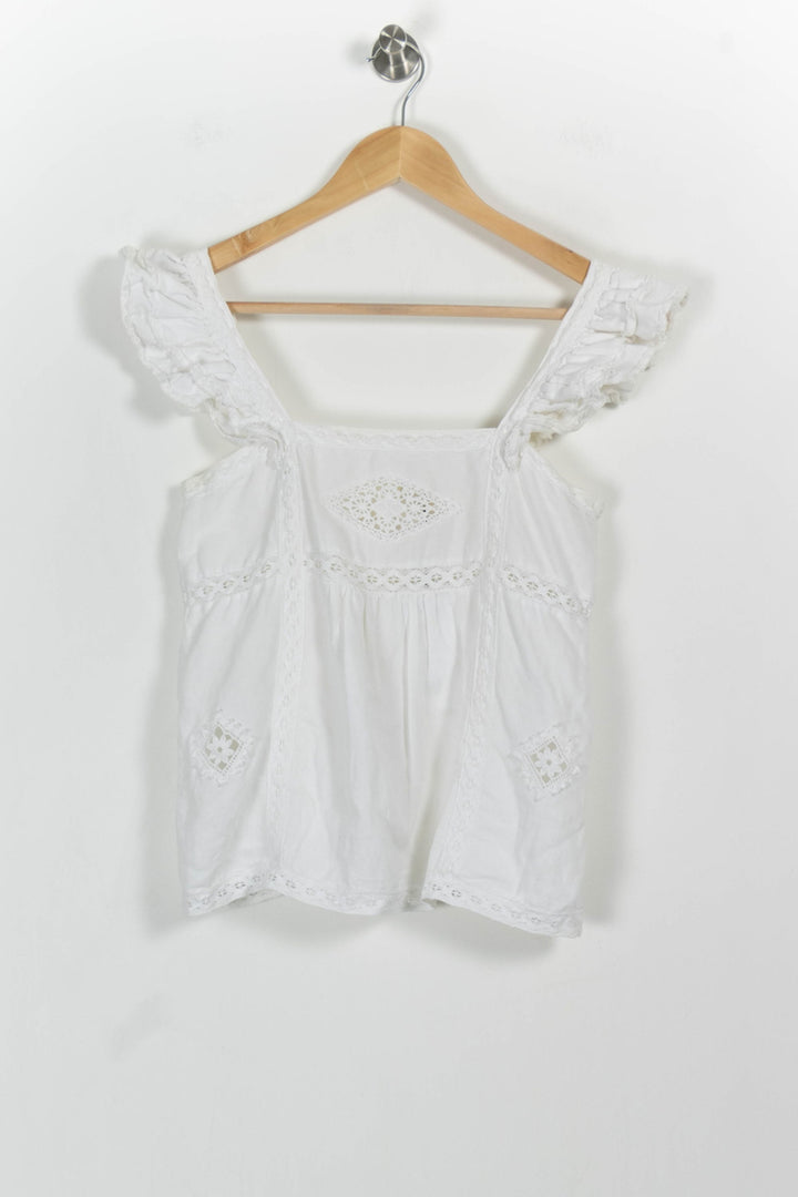 Blouse Blanche - Taille XS/34 de la marque Sézane | PARAD57728 - Vendu par Paradigme - Image 2