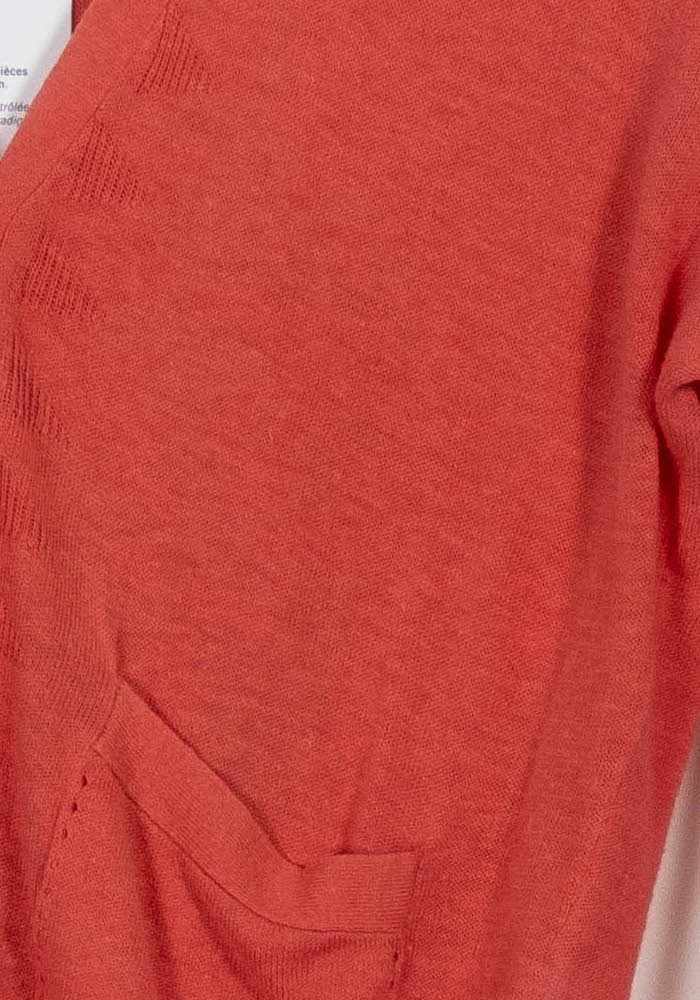 Cardigan Rouge - Taille S/36 de la marque Claudie Pierlot | PARAD57735 - Vendu par Paradigme - Image 3