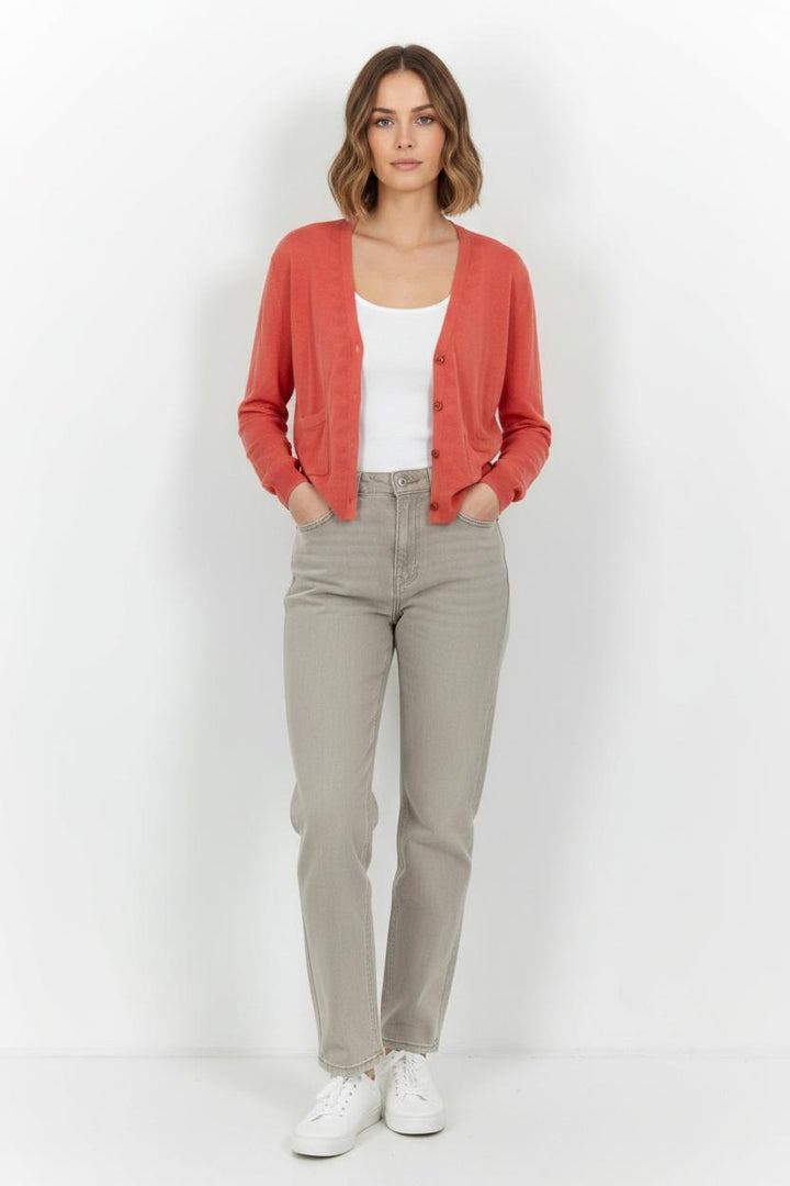 Cardigan Rouge - Taille S/36 de la marque Claudie Pierlot | PARAD57735 - Vendu par Paradigme - Image 1