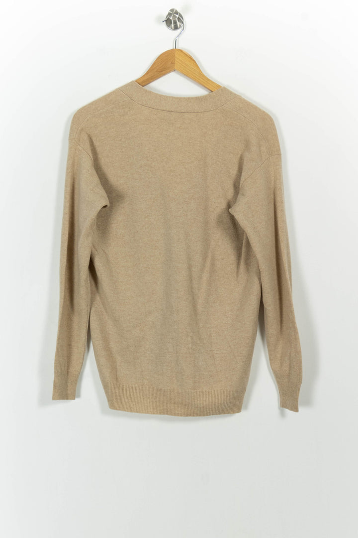 Cardigan Beige - Taille M/38 de la marque Sandro | PARAD57736 - Vendu par Paradigme - Image 4