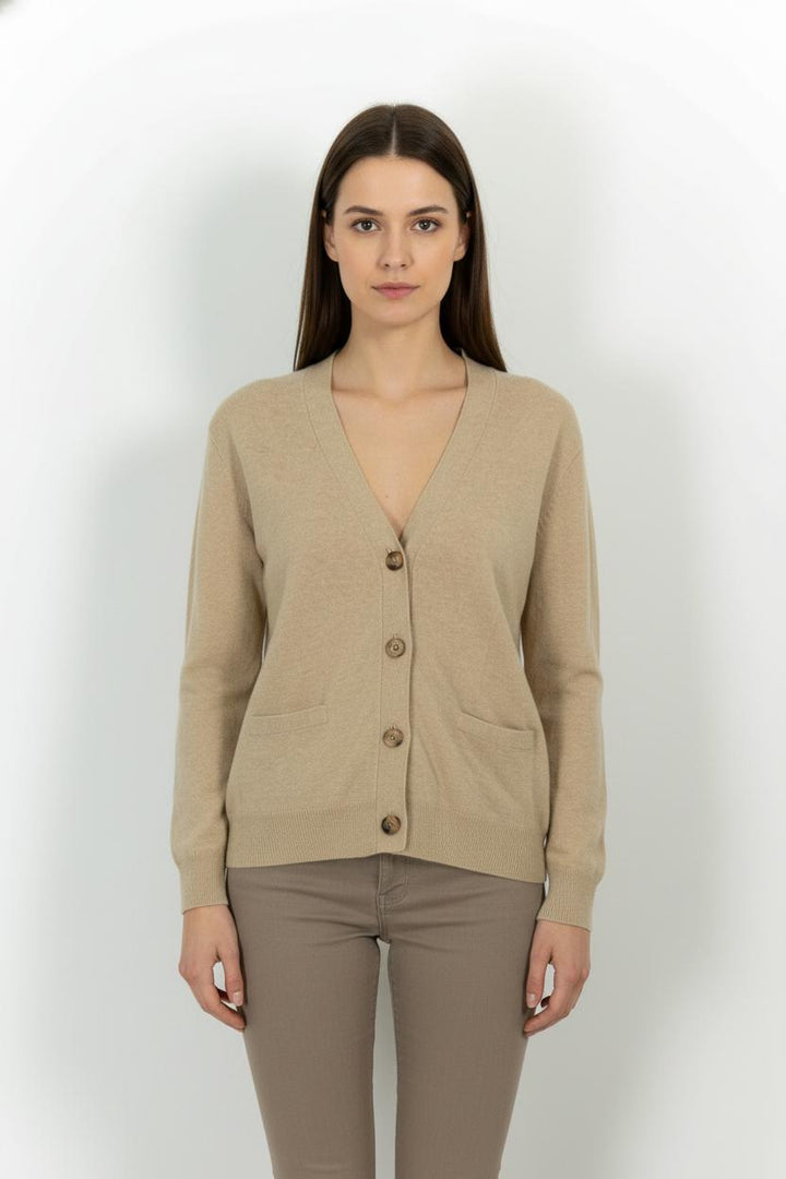 Cardigan Beige - Taille M/38 de la marque Sandro | PARAD57736 - Vendu par Paradigme - Image 1