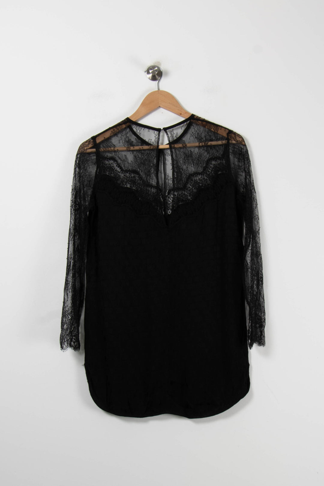 Blouse Noire - Taille M/38 de la marque Sandro | PARAD57744 - Vendu par Paradigme - Image 4