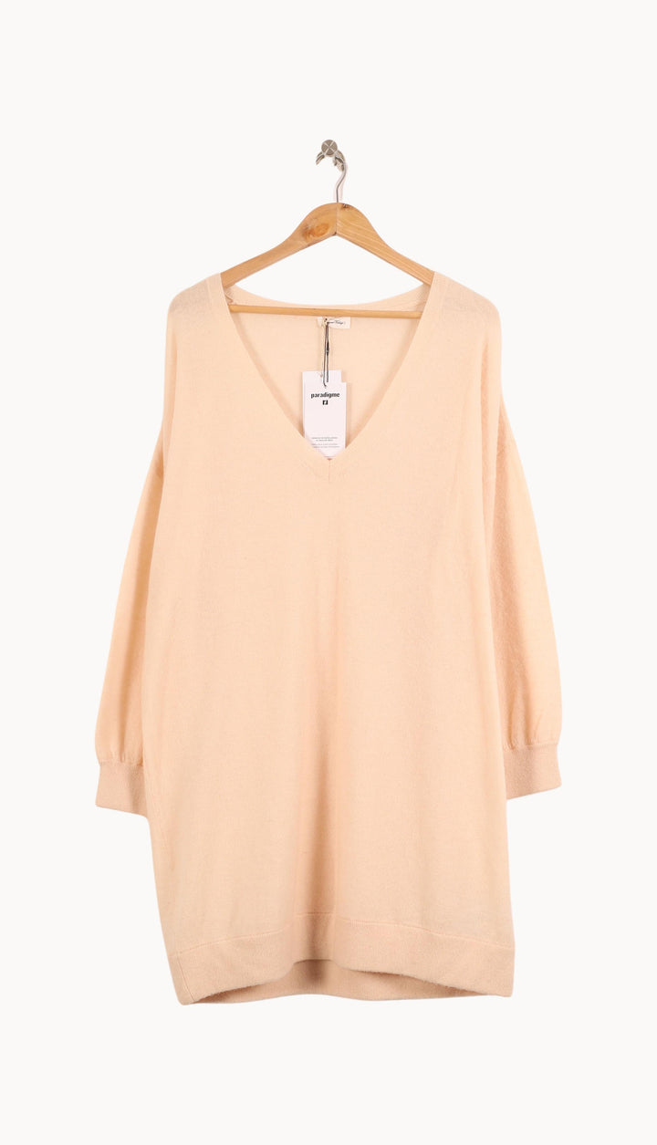 Robe Pull Rose - Taille S/36 de la marque American Vintage | PARAD57765 - Vendu par Paradigme - Image 2