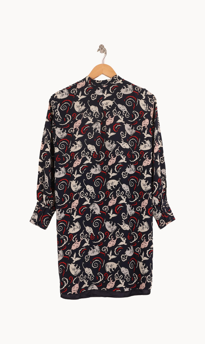 Robe Midi Multicolore - Taille S/36 de la marque Paul & Joe | PARAD57769 - Vendu par Paradigme - Image 4