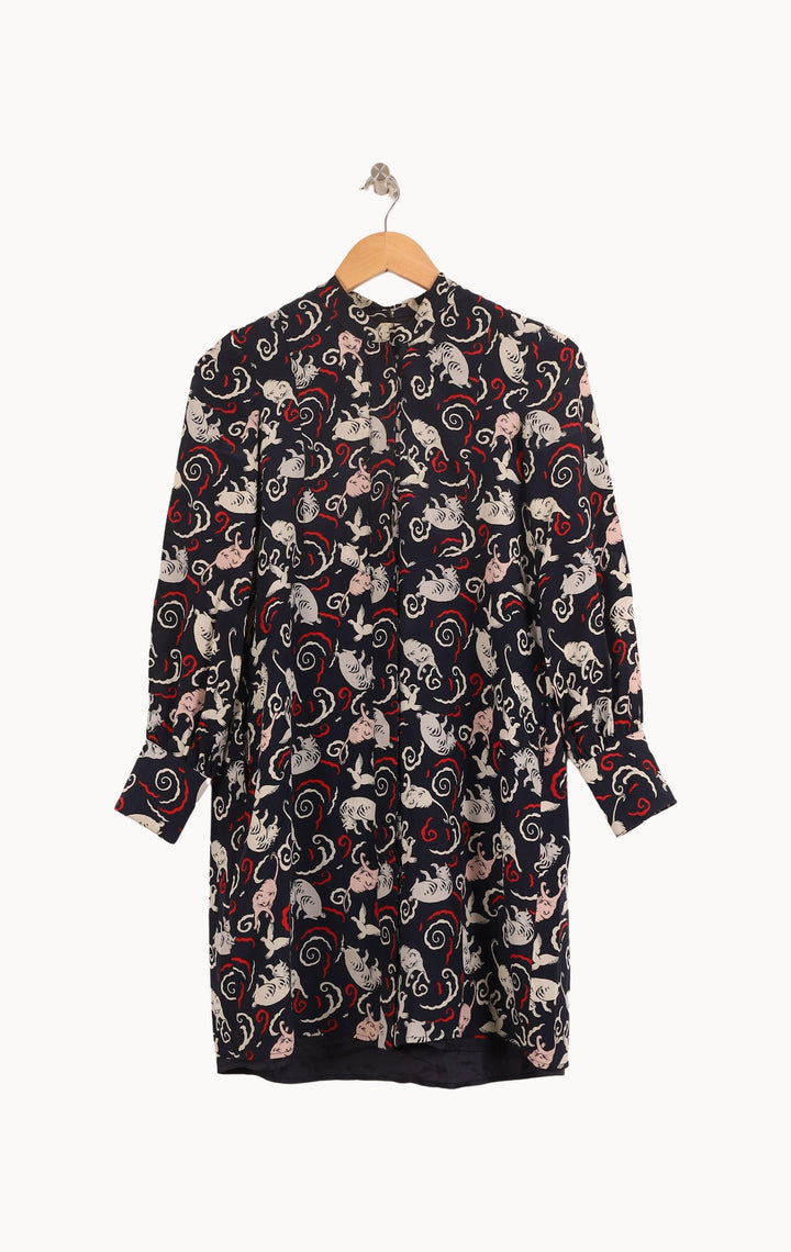 Robe Midi Multicolore - Taille S/36 de la marque Paul & Joe | PARAD57769 - Vendu par Paradigme - Image 2