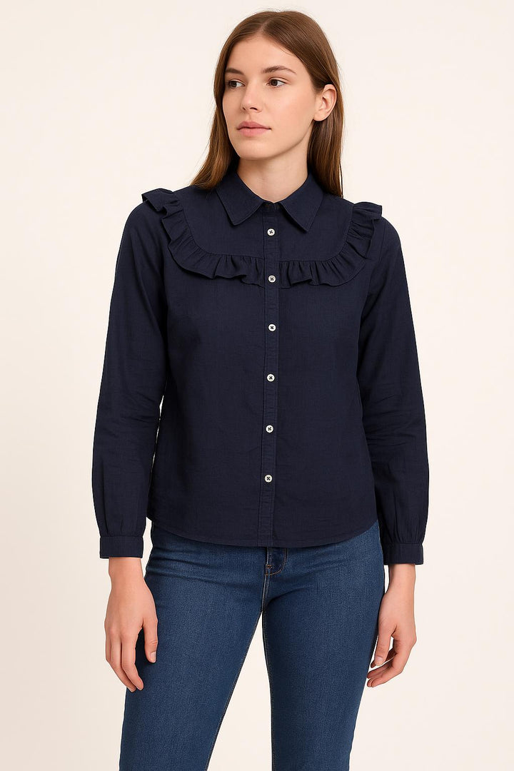 Chemise Bleu - Taille XS/34 de la marque A.P.C. | PARAD57772 - Vendu par Paradigme - Image 1