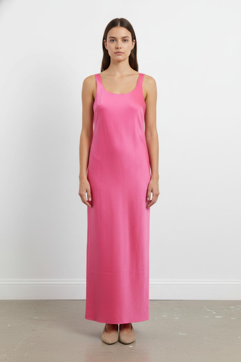 Robe Longue Rose - Taille L/40 de la marque Claudie Pierlot | PARAD57776 - Vendu par Paradigme - Image 1