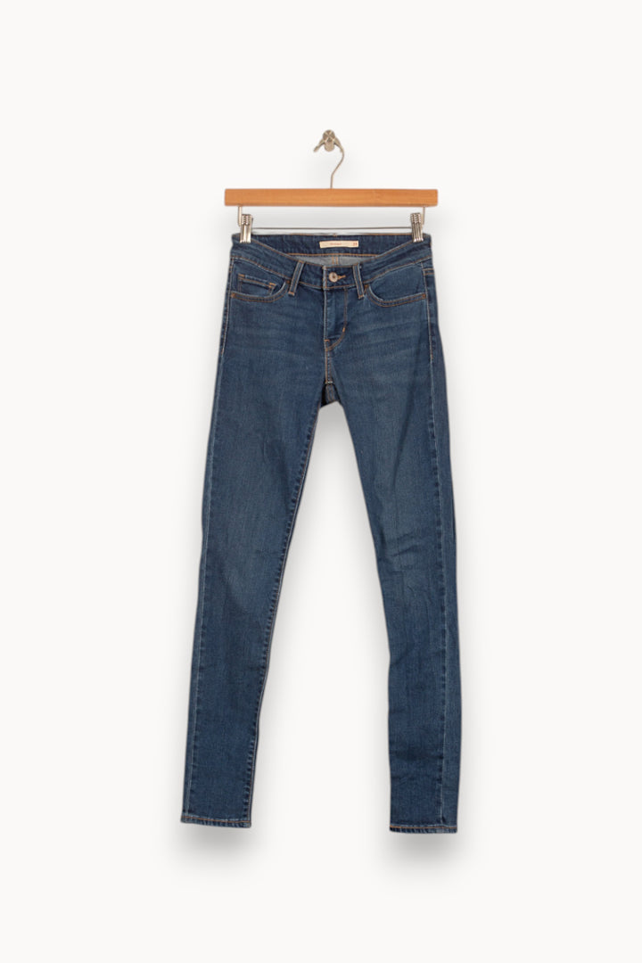 Jean Skinny Bleu - Taille XS/34 de la marque Levi's | PARAD58000 - Vendu par Paradigme - Image 2