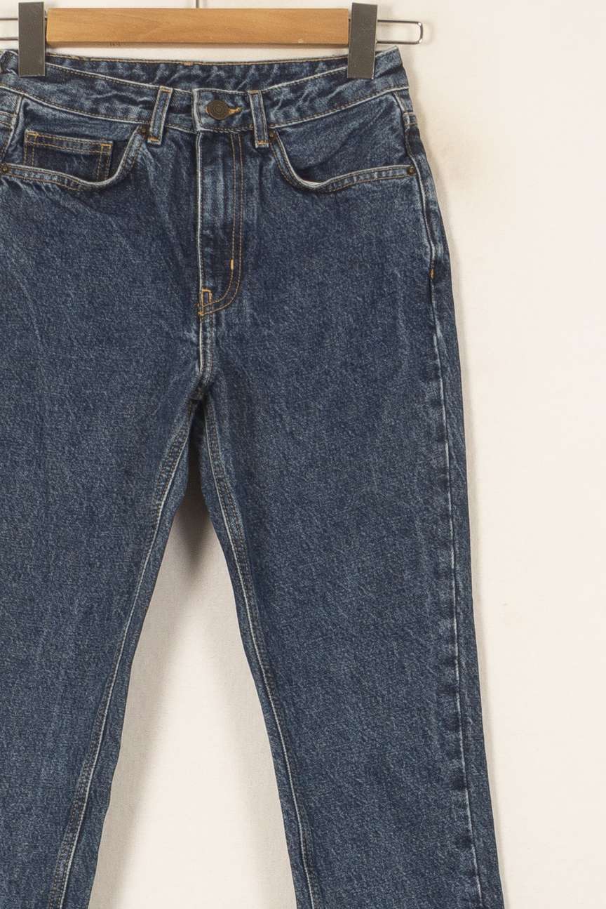 Jean Bleu - Taille S/36 de la marque American Vintage | PARAD58005 - Vendu par Paradigme - Image 3