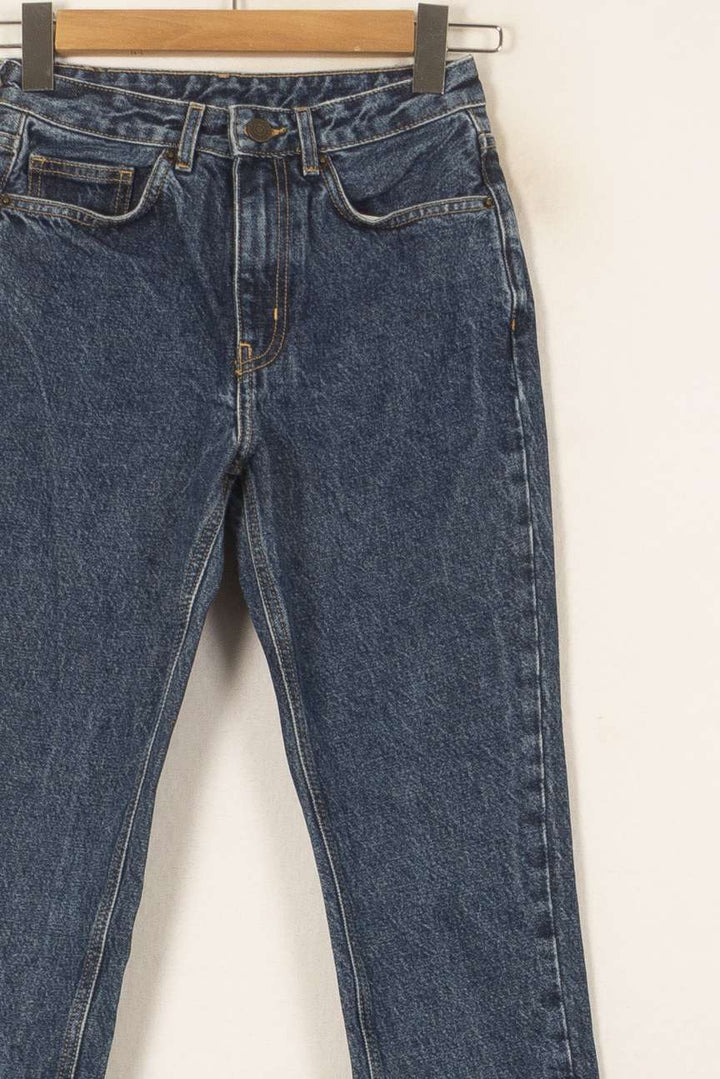 Jean Bleu - Taille S/36 de la marque American Vintage | PARAD58005 - Vendu par Paradigme - Image 3