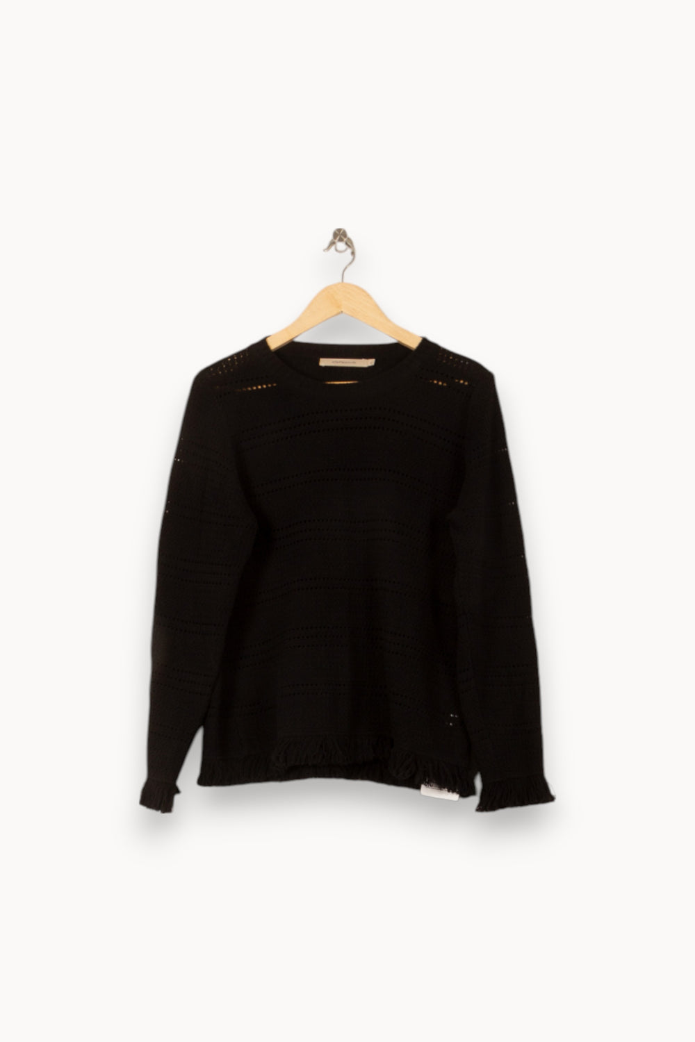 Pull Noir - Taille L/40 de la marque La Fée Maraboutée | PARAD58006 - Vendu par Paradigme - Image 2