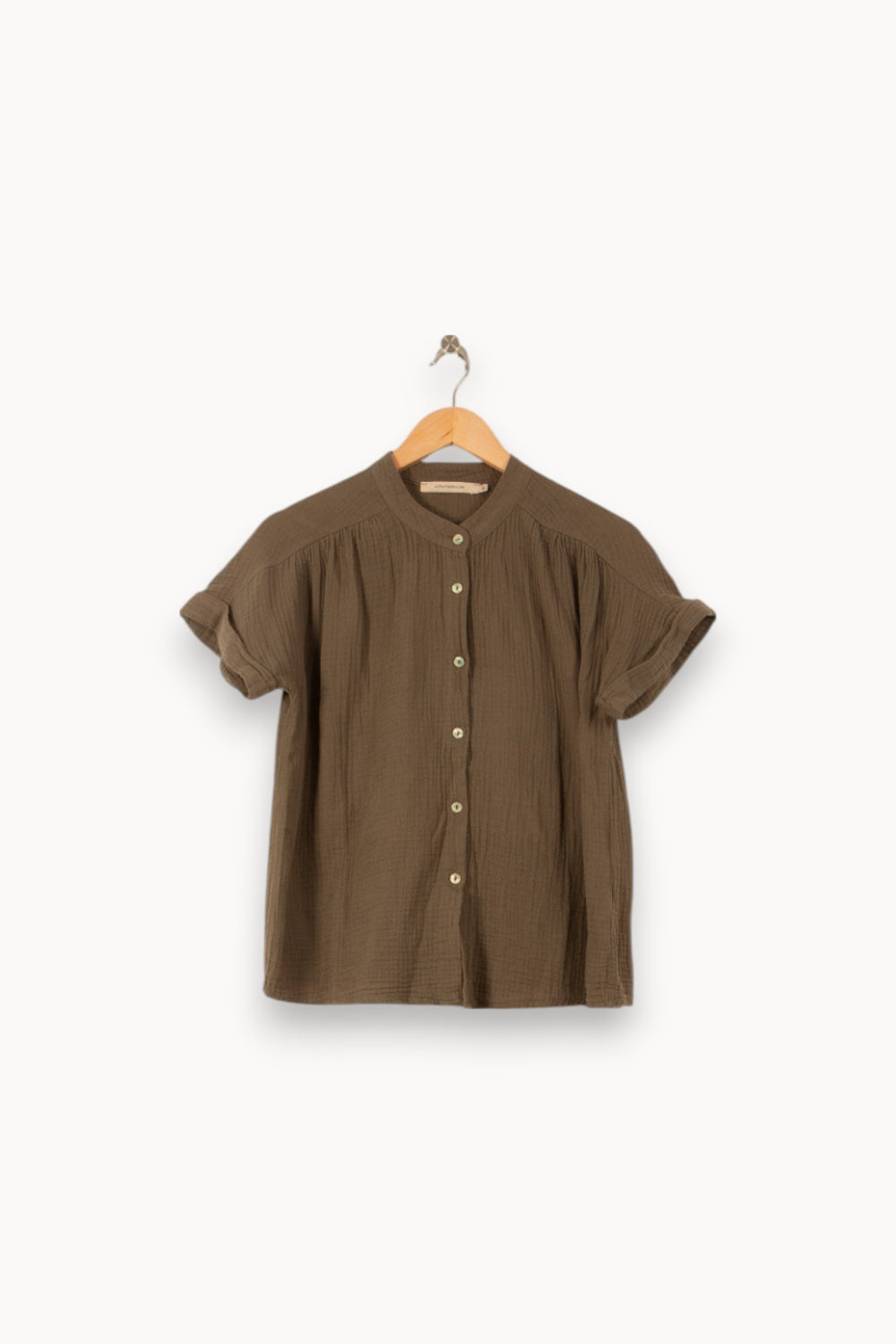 Blouse Verte - Taille L/40 de la marque La Fée Maraboutée | PARAD58009 - Vendu par Paradigme - Image 2