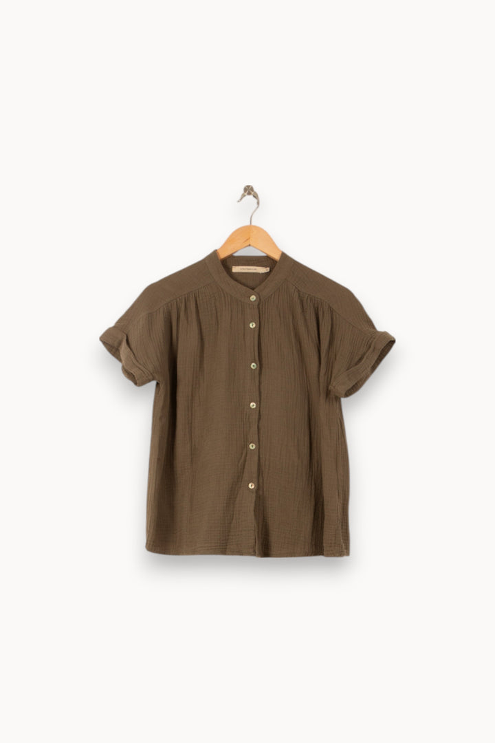 Blouse Verte - Taille L/40 de la marque La Fée Maraboutée | PARAD58009 - Vendu par Paradigme - Image 2