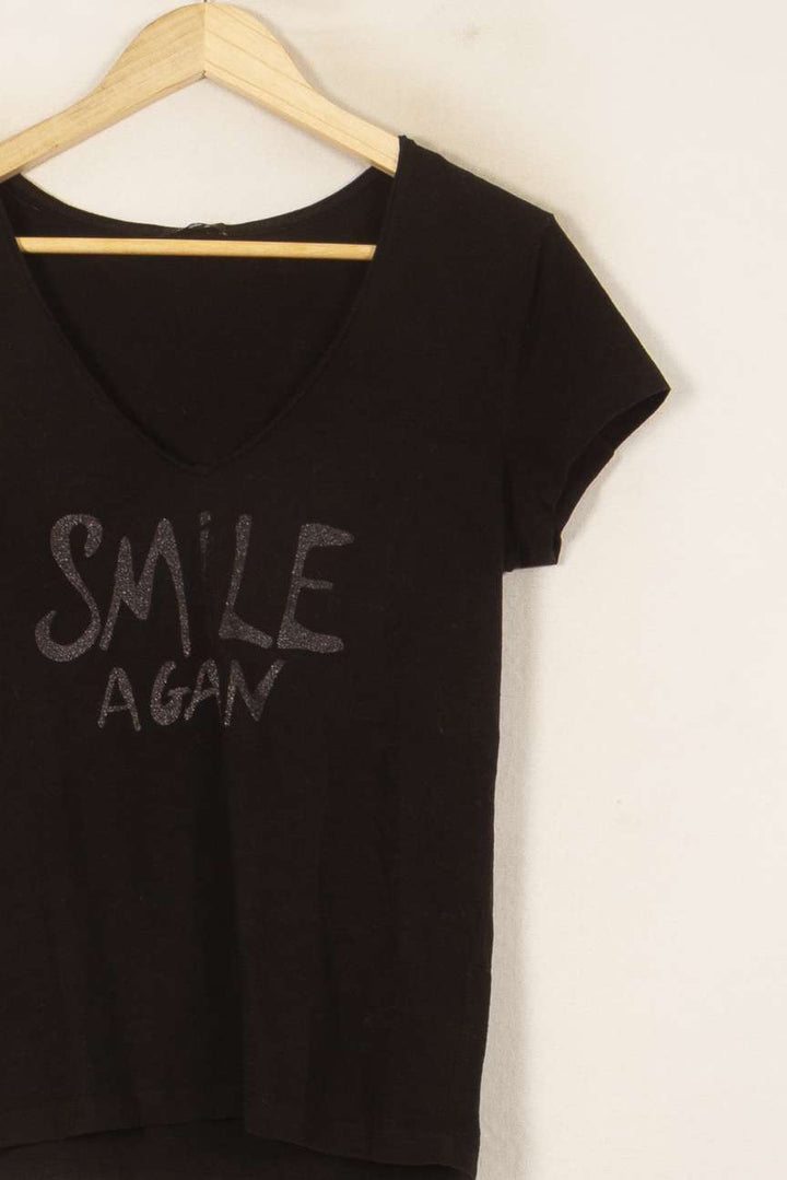 Tee-shirt Noir - Taille S/36 de la marque IKKS | PARAD58013 - Vendu par Paradigme - Image 3