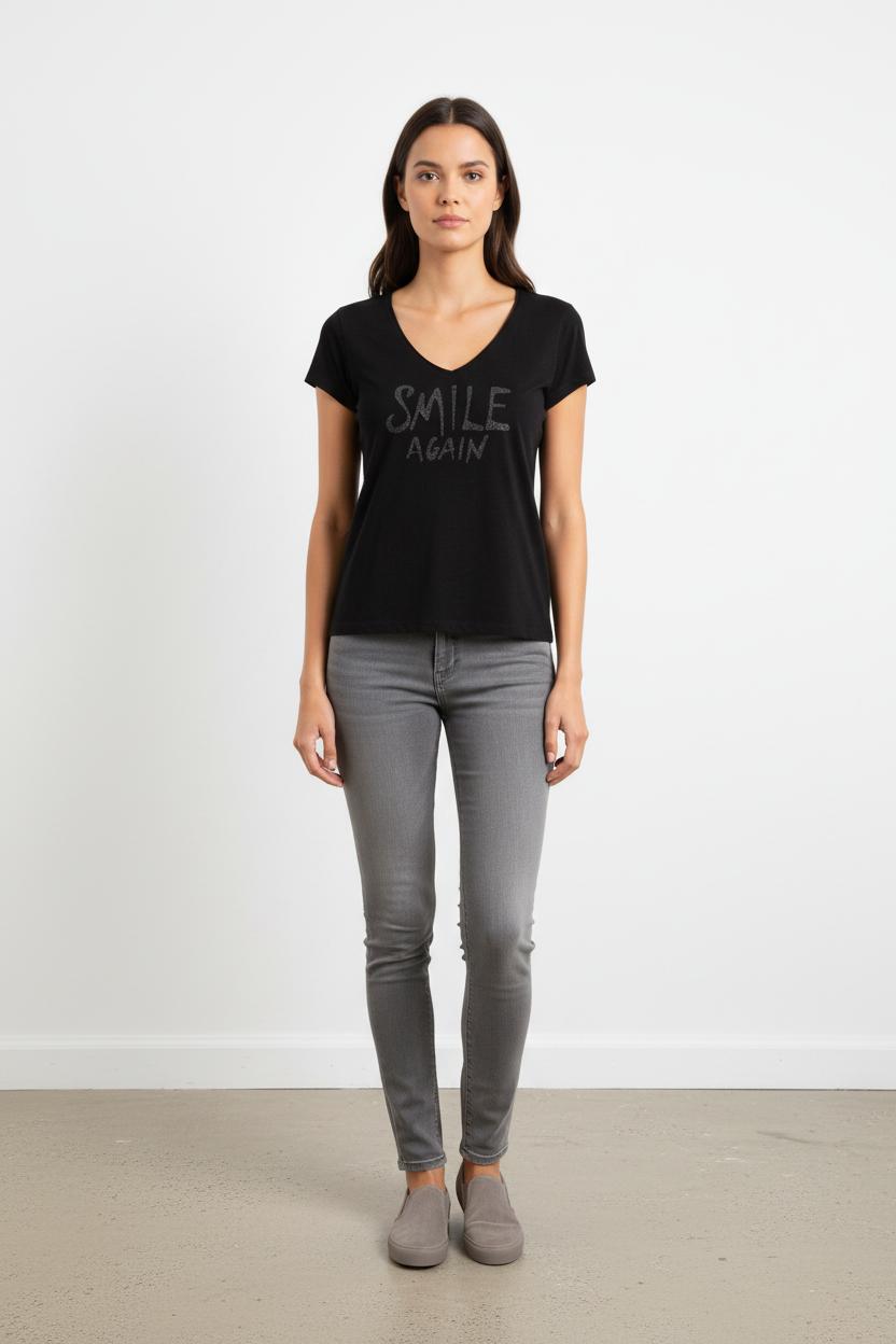 Tee-shirt Noir - Taille S/36