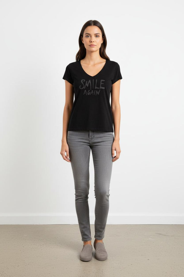 Tee-shirt Noir - Taille S/36