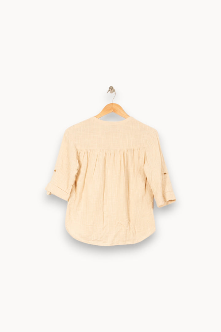Blouse Beige - Taille S/36 de la marque Sessùn | PARAD58014 - Vendu par Paradigme - Image 4