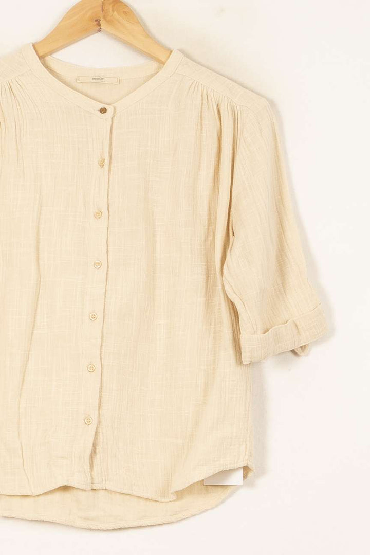 Blouse Beige - Taille S/36 de la marque Sessùn | PARAD58014 - Vendu par Paradigme - Image 3