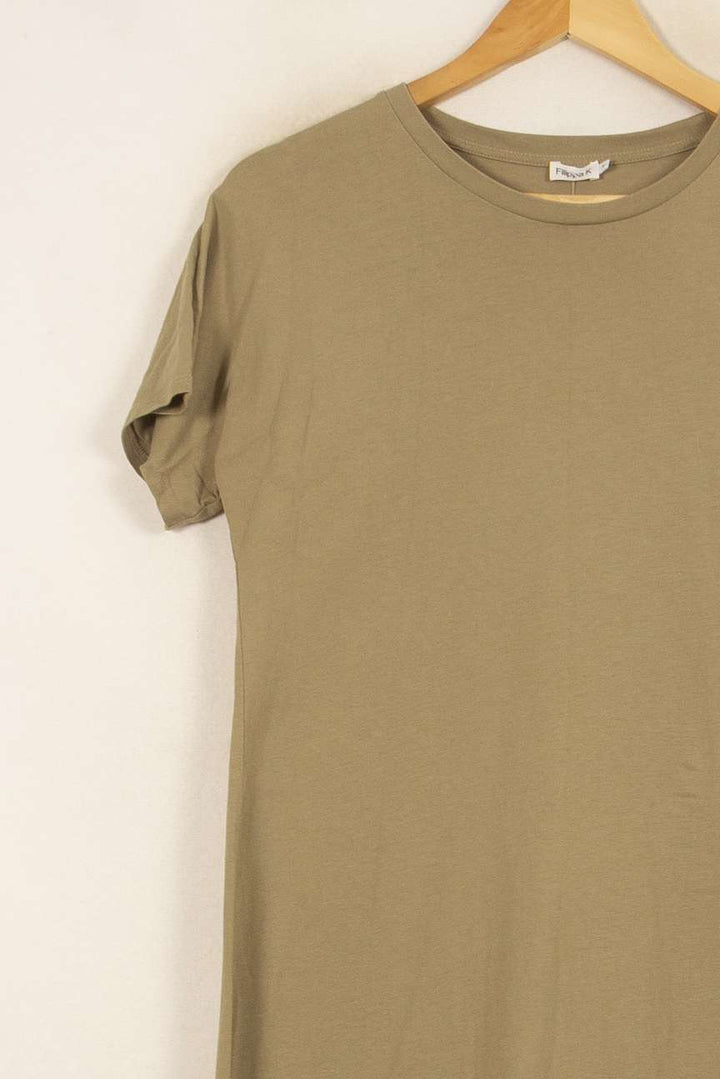 Robe T-shirt Beige - Taille S/36 de la marque Filippa K | PARAD58018 - Vendu par Paradigme - Image 3