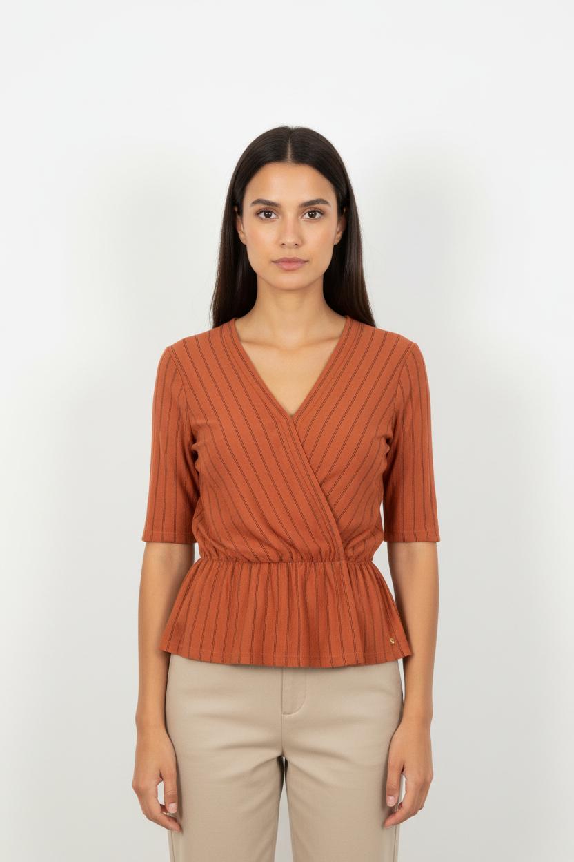 Blouse Bordeaux - Taille S/36