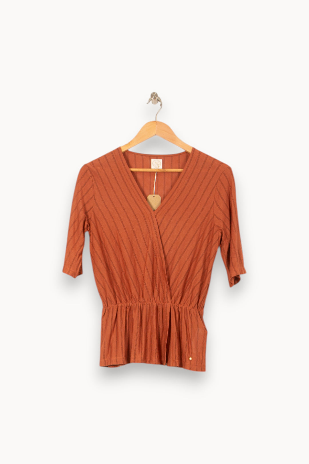 Blouse Bordeaux - Taille S/36 de la marque Des petits hauts | PARAD58022 - Vendu par Paradigme - Image 2