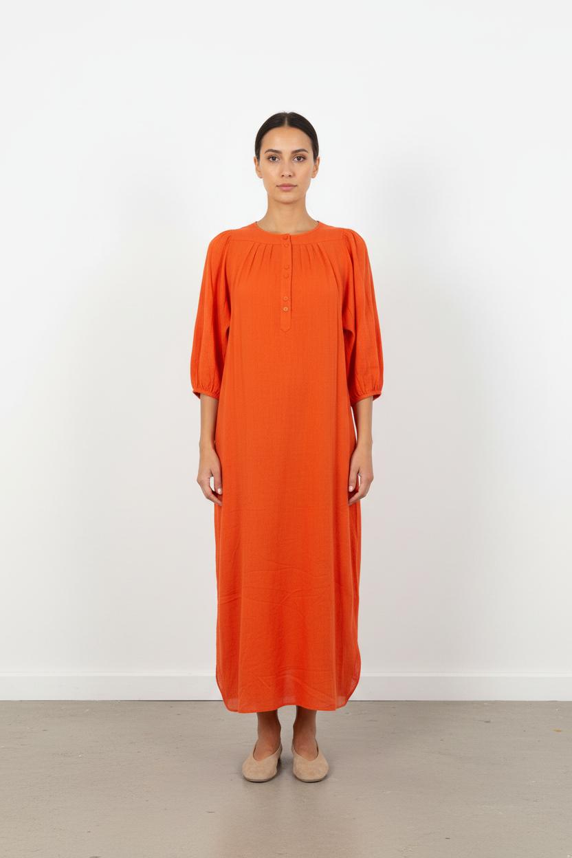 Robe Longue Orange - Taille XS/34