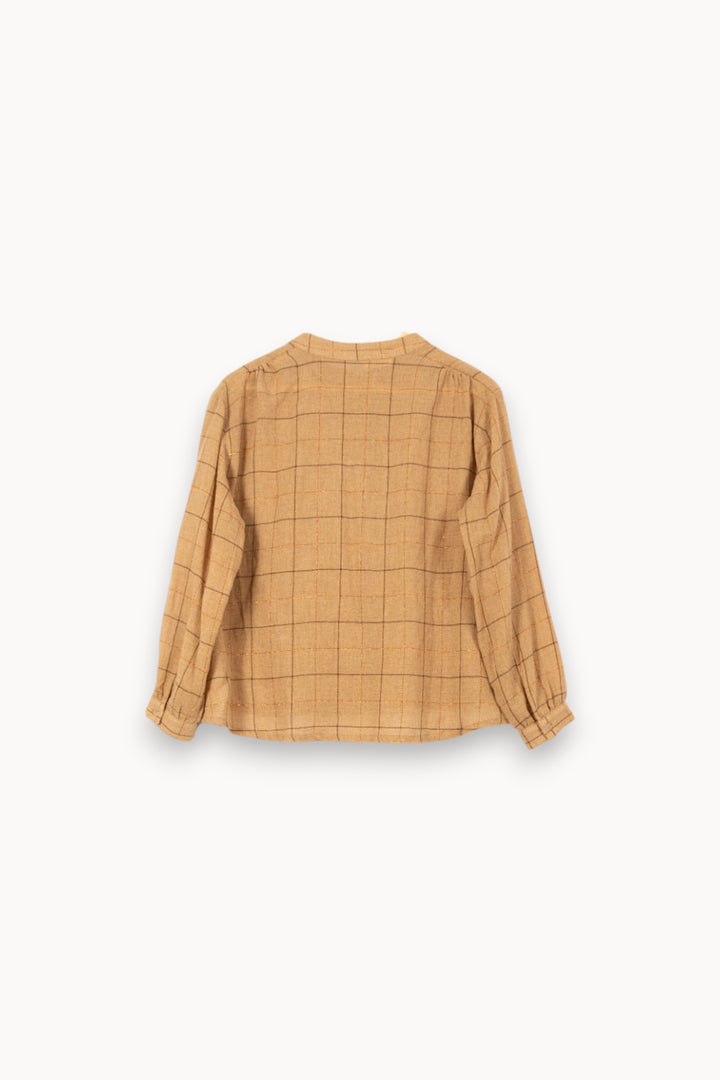 Chemise Beige à Carreaux - Taille S/36 de la marque Louizon | PARAD58029 - Vendu par Paradigme - Image 4