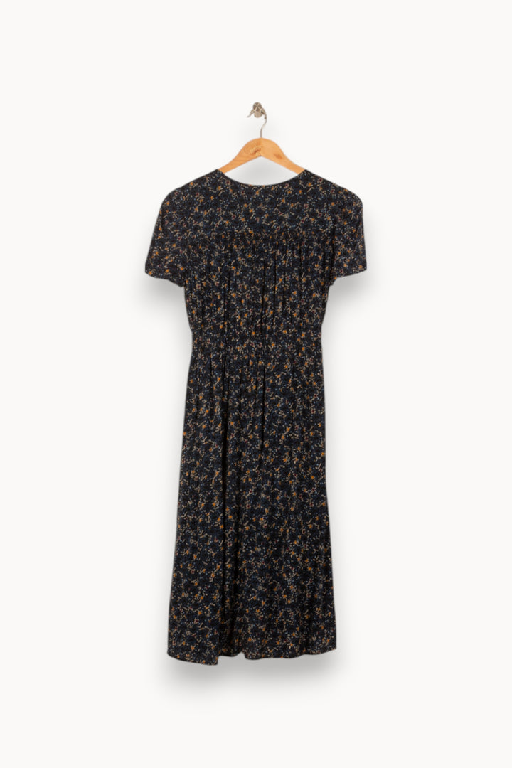 Robe Longue Noire et Jaune - Taille XS/34 de la marque Sessùn | PARAD58032 - Vendu par Paradigme - Image 4