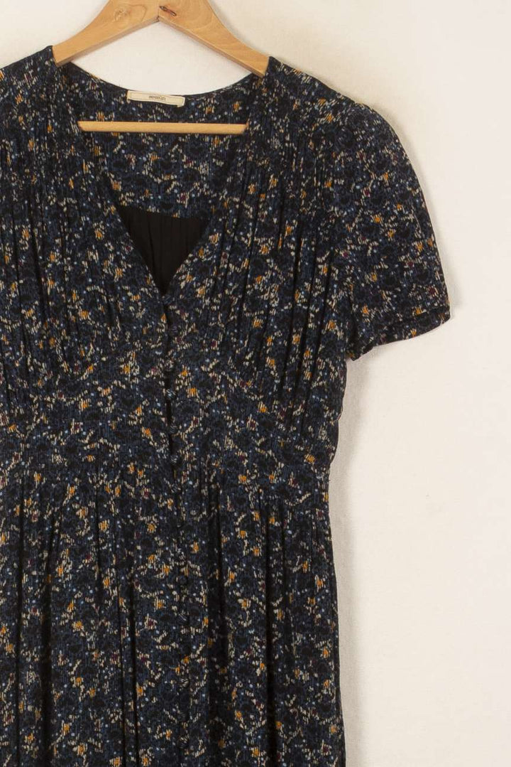 Robe Longue Noire et Jaune - Taille XS/34 de la marque Sessùn | PARAD58032 - Vendu par Paradigme - Image 3