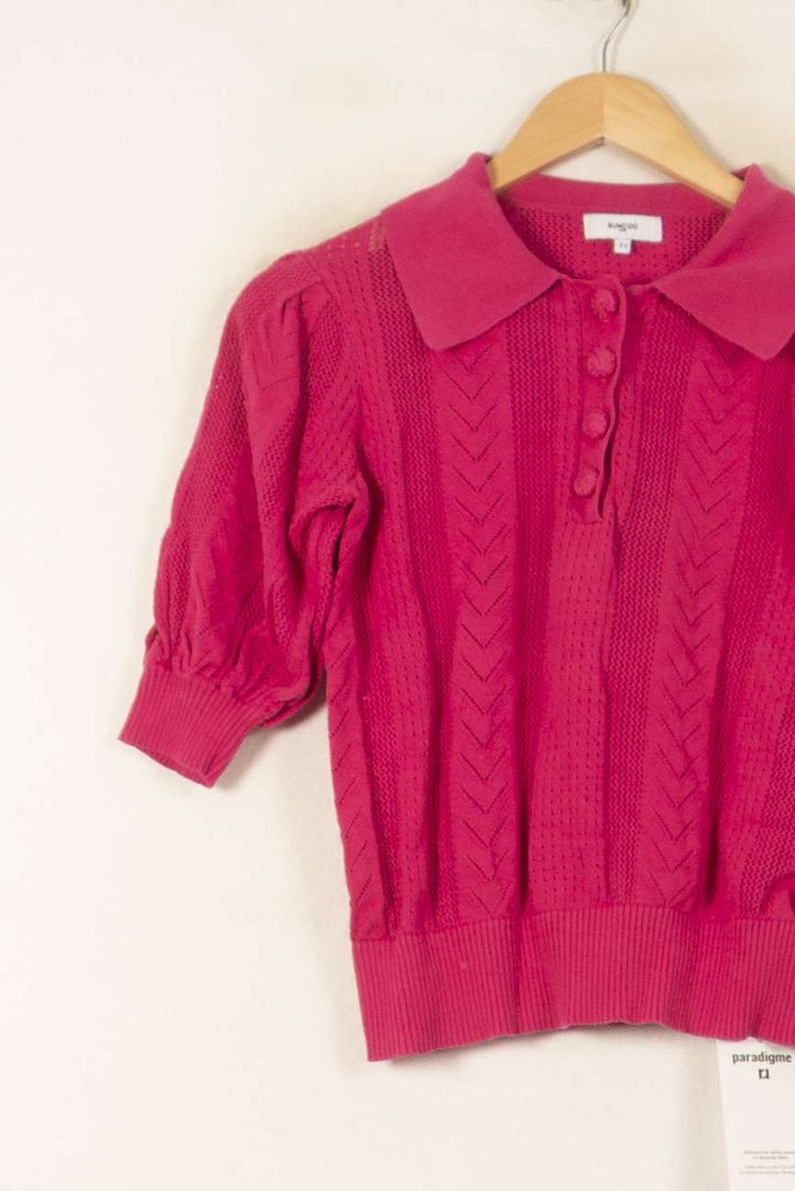 Pull Rose - Taille S/36 de la marque Suncoo | PARAD58042 - Vendu par Paradigme - Image 3