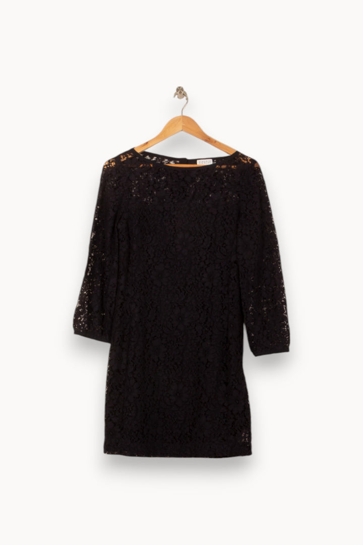 Robe Courte Noire - Taille M/38 de la marque Claudie Pierlot | PARAD58044 - Vendu par Paradigme - Image 2