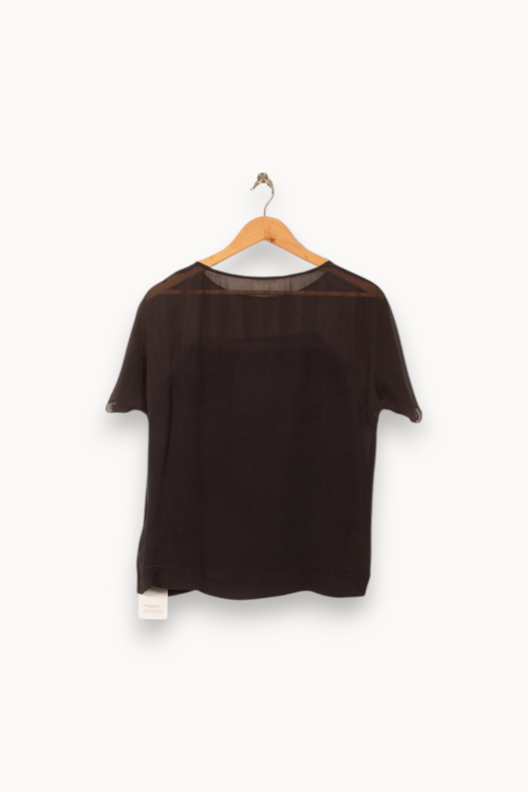 Blouse Noire - Taille S/36 de la marque American Vintage | PARAD58047 - Vendu par Paradigme - Image 4